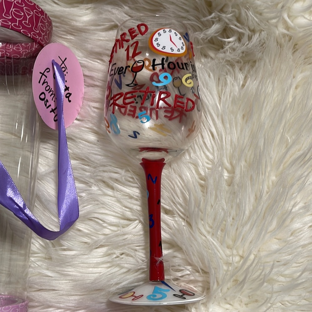 Top Shelf Wine Glass Beautiful. Retire